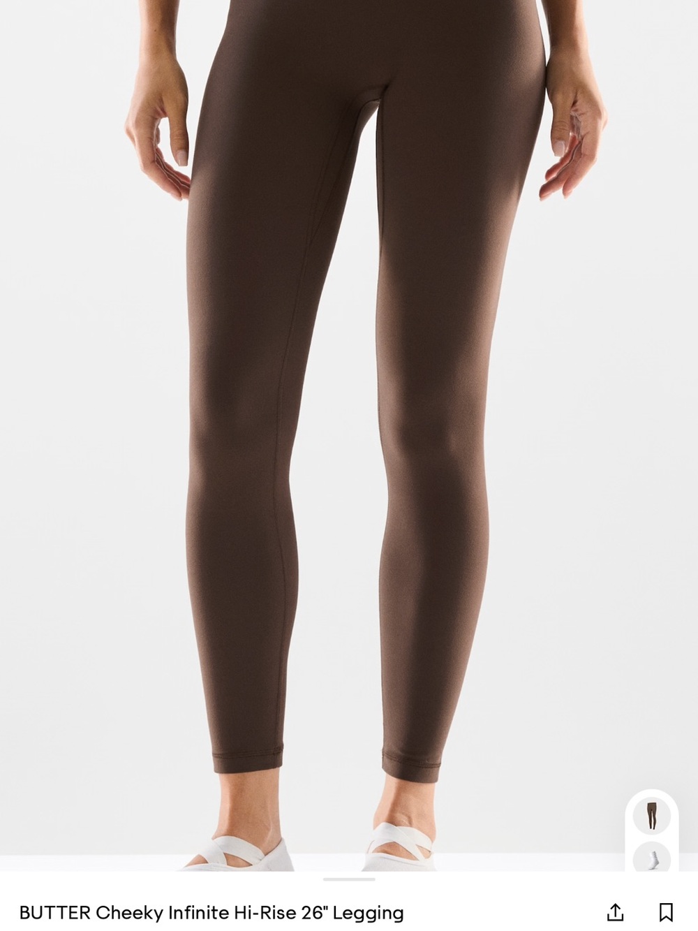 Aritzia - Butter cheeky infinite hi-rise 26” legging